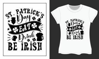 St. Patrick's Day SVG t-shirt design. vector