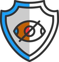 icono de vector de privacidad