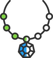 icono de vector de collar