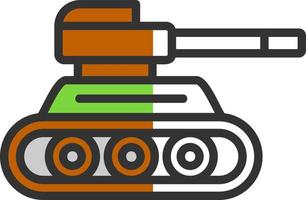 icono de vector de tanque