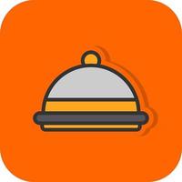 Food Tray Vector Icon