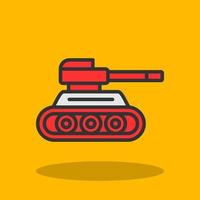 icono de vector de tanque