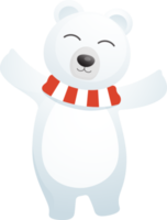 desenho de urso polar png