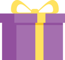 Gift box color icon png