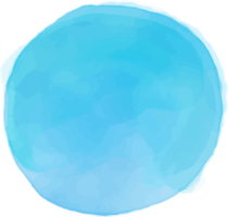 bannière de cercle de couleur de l'eau png