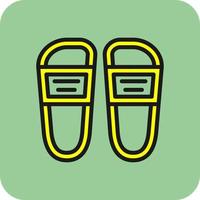 Slippers Vector Icon