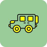 icono de vector de jeep