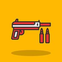 icono de vector de pistola