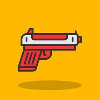 icono de vector de pistola