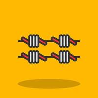 Barbed Wire Vector Icon