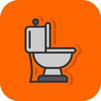 icono de vector de baño