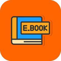 icono de vector de ebook