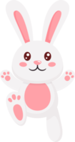 easter bunny rabbit and eggs png