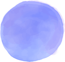banner de círculo de color de agua png