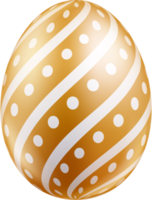 oeufs de pâques couleur or png