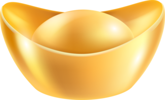 lingote de oro chino png