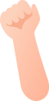 Uppfostrad hand symbol png