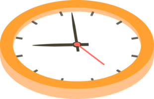 Clock symbol color png