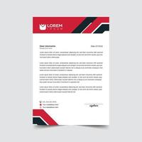 Professional letterhead template design vector illustration