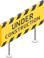 Under construction barriers png
