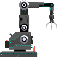 robot à bras mécanique png