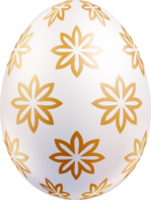 huevos de pascua color dorado png