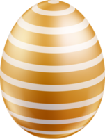 huevos de pascua color dorado png