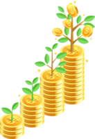 dinero árbol símbolo color png