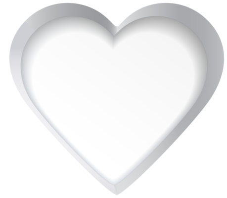 White Heart Transparent Background PNGs for Free Download
