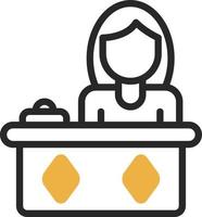 Receptionist Vector Icon