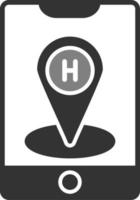 icono de vector gps