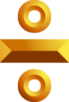 símbolo ouro cor png
