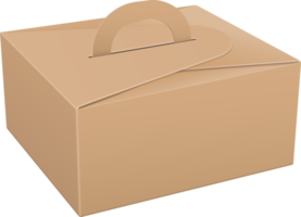 Paper box packaging mockup png