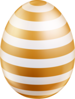 huevos de pascua color dorado png