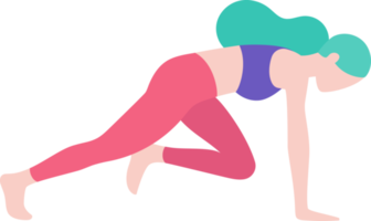 woman exercise fitness workout png