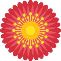 Blumenblumenelemente Symbolikonen bunt png