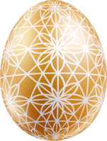 huevos de pascua color dorado png
