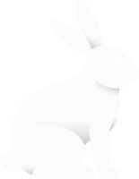 conejito Conejo papel cortar símbolo
