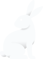 kanin kanin papper skära symbol png
