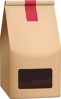 paper bag food mockup png