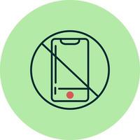 No cellphone Vector Icon