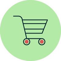 Shopping cart Vector Icon