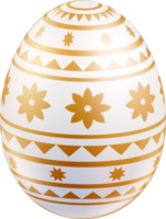 huevos de pascua color dorado png