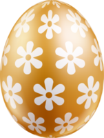 huevos de pascua color dorado png