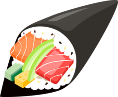 icône de symbole de sushi png