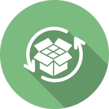 icono de vector de retorno