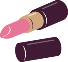 ilustração de acessórios de produtos cosméticos de maquiagem png