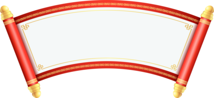 Chinese paper roll png