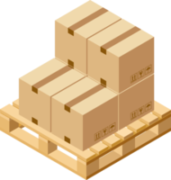 paket isometrische symbolfarbe png