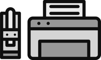 Teleprinter Vector Icon